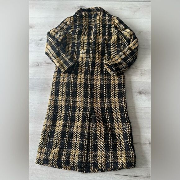 Tularosa Valentina Coat Black/Tan/Metallic Black XS EUC - Picture 10 of 10